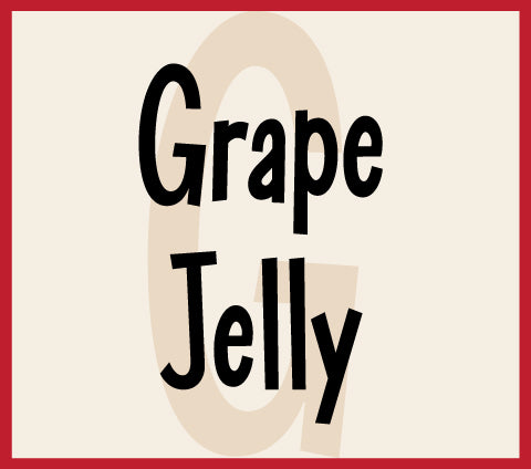 Grape Jelly font recently added to the site!