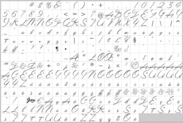 Complete character set for Marmalade