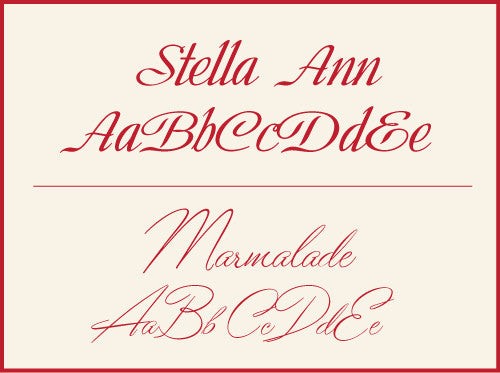 Stella Ann and Marmalade added to site!