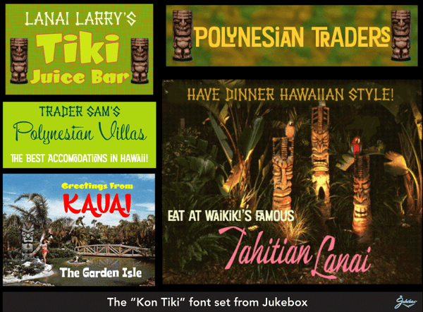 Kon Tiki Collection Samples