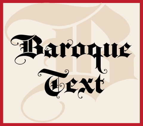 Baroque Text Banner