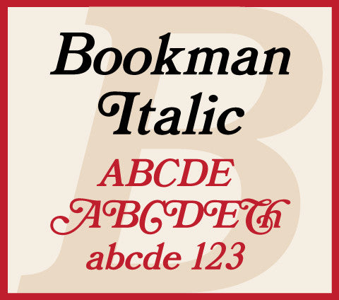 Bookman Italic Banner