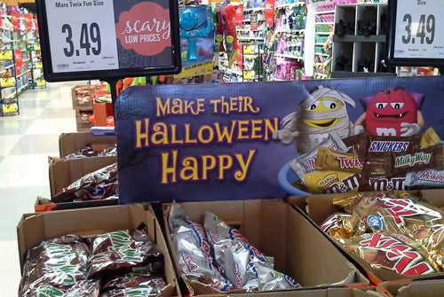 Funny Bone used by Mars/M&Ms for their Halloween Display 2014