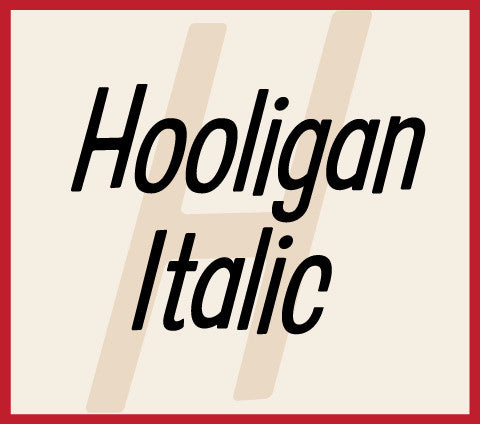 Hooligan Italic Banner