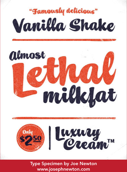 Sample of Vanilla Shake